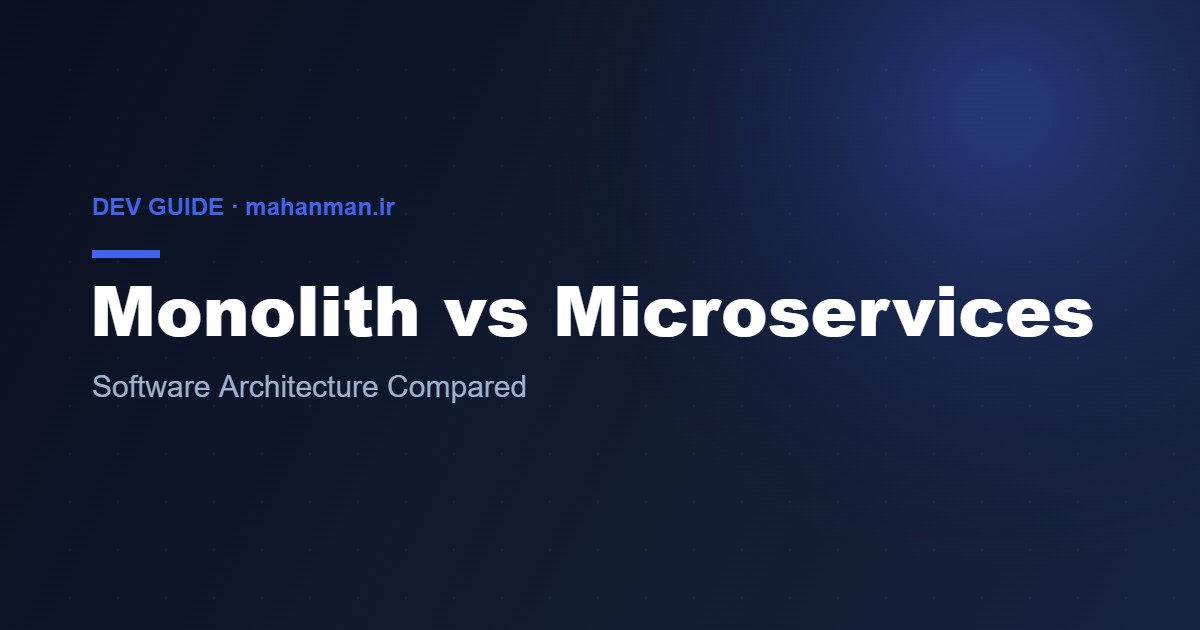 Monolith vs Microservices